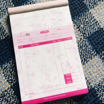 65 GSM Auto Curbon 1 Color Cash Memo