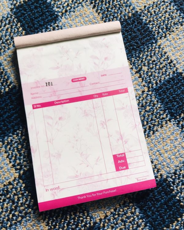 65 GSM Auto Curbon 1 Color Cash Memo