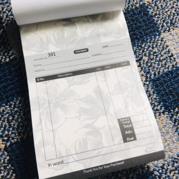 100 GSM 1 Color Cash Memo